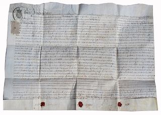 1773 King George III Indenture Document