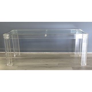 Midcentury Lucite Table