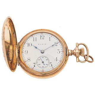 Ladies Elgin Diamond, Gold-Filled Pocket Watch