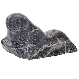 Inuit Stone Carving of a Seal