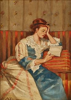 Henry Marvell Carr, Young Woman Reading
