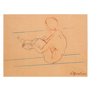 Eugene Massin, Seated Nude