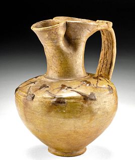 Rare Roman Lead Glazed Pottery Oinochoe w/ TL Test