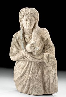 Roman Marble Carving of the Goddess Ceres