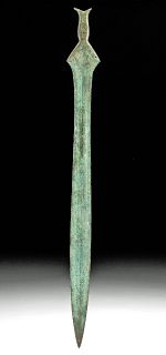 Superb Danubian Hallstatt Bronze Sword