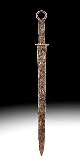 1st C. Celtic Iron Short Sword Ring Pommel