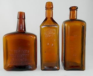 Bitters - 3 Amber bottles