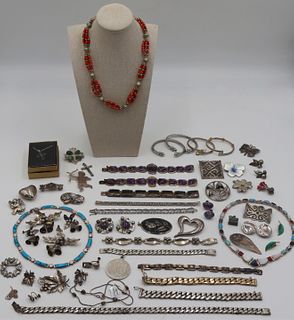 JEWELRY. Large Lot of Sterling Jewelry.