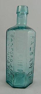 Medicine octagonal bottle - Dr. Wistar's