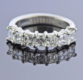 Platinum Diamond 7 Stone Ring