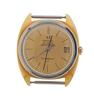 Omega Constellation 18k Gold Watch 24291970