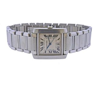Cartier Tank Francaise Stainless Steel Watch 2302