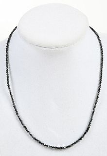 18kt. Black Diamond Necklace