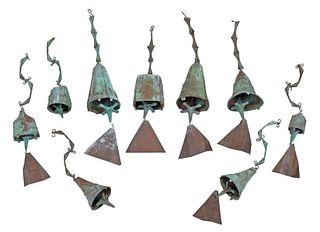 Paolo Soleri, Group of Nine Bronze Bells
