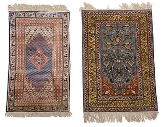 Two Silk Rugs