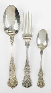 King Sterling Flatware, 35 Pieces