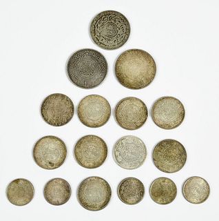 Saudi Arabian and Indian Silver Coinage