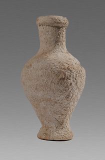 Ancient Holy Land Roman Terracotta Spindle Bottle c.1st-2nd cent AD. 