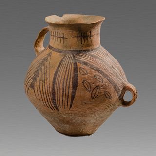 Ancient Chinese Pottery Jug, Neolithic Period c.III-II Millenium BC. 