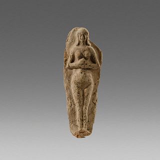 Ancient Babylonian Terracotta Plaque female goddess c.2000 BC. 