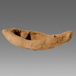 Ancient Greek Terracotta model of a boat c.6th century BC. 