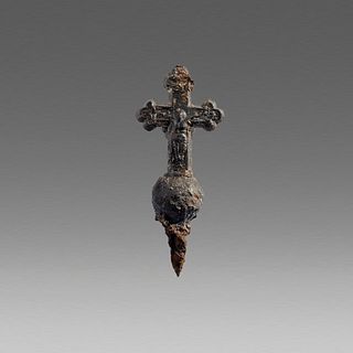 Eastern European Medieval Cast Iron Cross c.13th century AD.