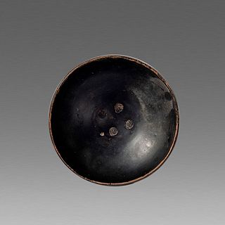 Ancient Magan Graecia Blackware Bowl c.4th cen BC. 