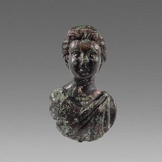 Ancient Roman Bronze Bust of Woman c.2nd-3rd cent AD. 