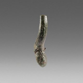 Ancient Roman Bronze Selinus Applique handle c.2nd cent AD. 