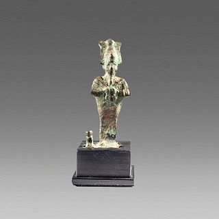 Ancient Egyptian Bronze Figure Of Osiris c.664-332 BC. 