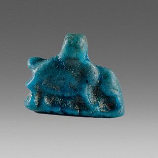 Ancient Egyptian Faience Amulet of Anteater c.663-525 BC.