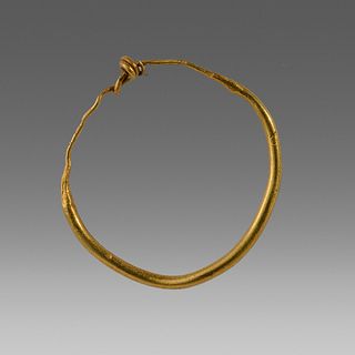 Ancient Roman Gold Loop Earring c.2nd cent AD. 