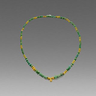 Ancient Islamic Mixed Glass Bead Necklace c.12th-15th cent AD. 