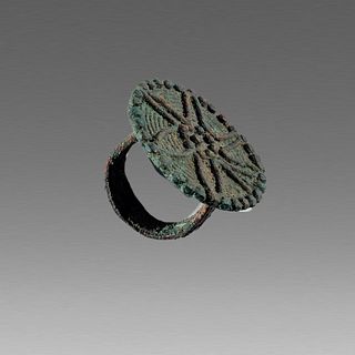 Ancient Near East Amlash Bronze Ring c.1200 BC. 