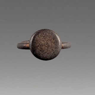 Ancient Medieval Silver Ring c.14th cent AD.