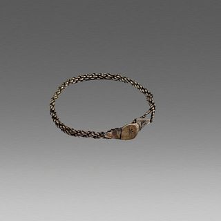 Ancient Roman Silver Bracelet c.3rd cent AD. 