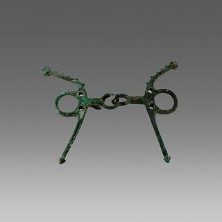 Ancient Celtic Bronze Horse Bit c.8th century BC. 