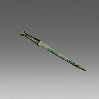 Ancient Luristan Bronze dagger c.1200 BC. 