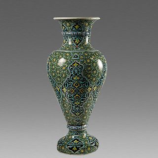 Turkish,  Monumental Ceramic Urn size 27 1/2 inches high.