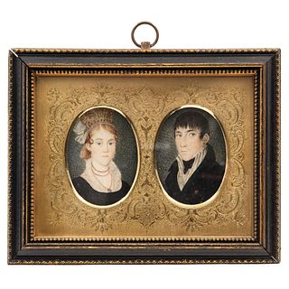 Pair of Portraits, Europe, 19th century