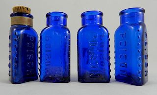 4 Poison bottles