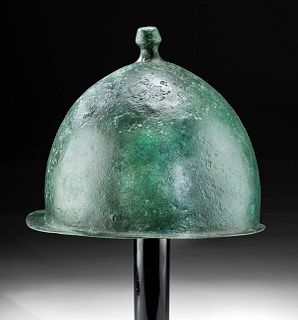 Italic / Etruscan Montefortino Bronze Helmet