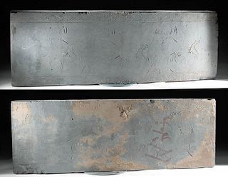 Huge Chinese Han Dynasty Clay Tomb Panels, TL Tested