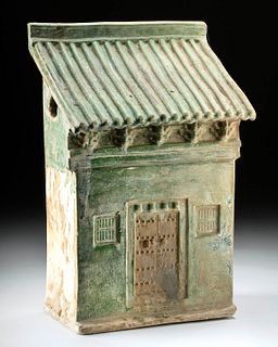Chinese Ming Dynasty Glazed Pottery House