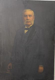 George F. Arata (19th or 20th century), 1903, portrait of Andrew Heermance Smith (1837 - 1910), oil on canvas, signed 'George F. Ara...