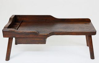 19th Century Pine Cobbler's Bench