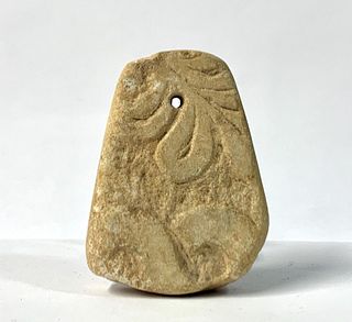 Ancient Roman Stone Amulet c.1st-2nd century AD. Size 2 3/4 inches length. Ex NYC