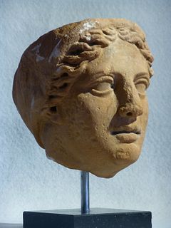 Ancient Roman Marble head of a woman c.1st-2nd cent AD
