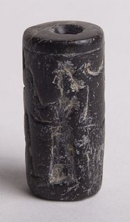 Ancient Mesopotamian Stone Cylinder Seal c.1900 BC. 