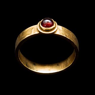 Stack Ring, Red Garnet